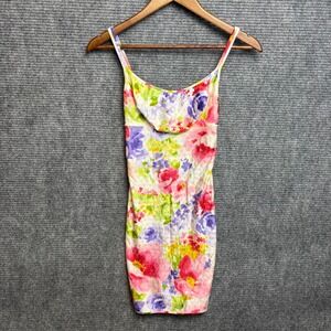 Vintage Ritmo di Perla La Perla Floral Sequin Mini Dress Made in Italy Size 44